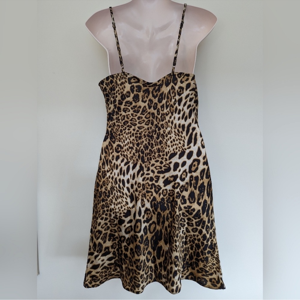 Leopard Print Mini Dress - Picture 4 of 4